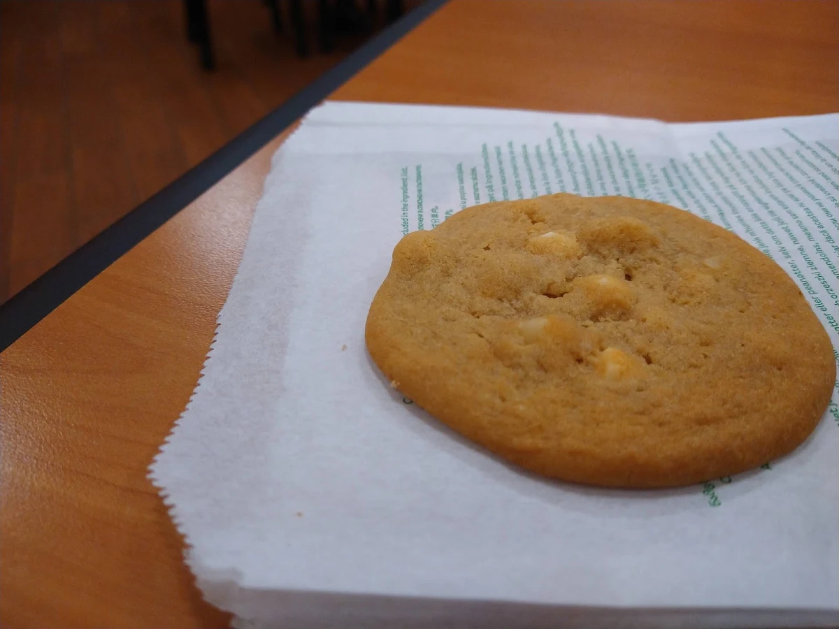 Biscuit Macadam Et Chocolat Blanc