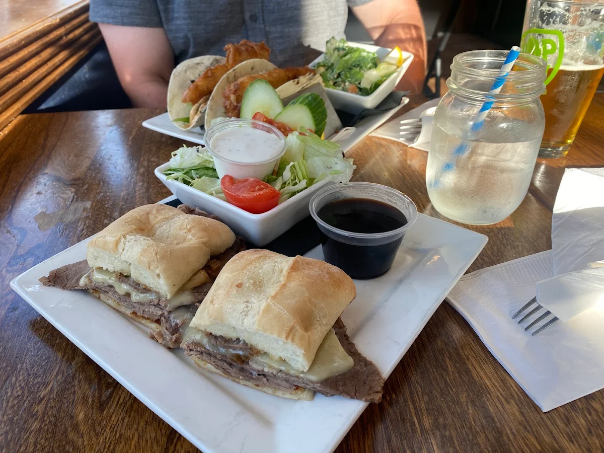 Fish Tacos and Beef Dip