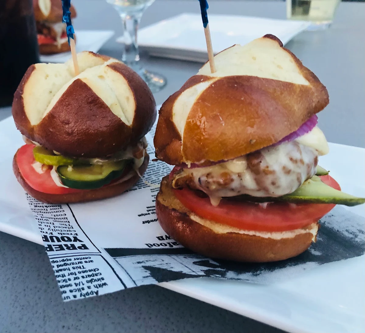Mini Chicken Burgers