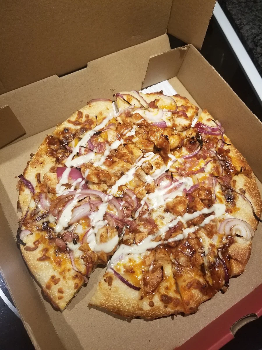 Pizza Bourbon Chicken