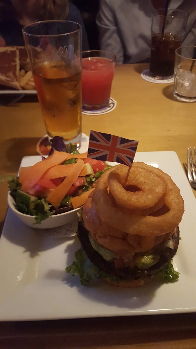 Veggie Burger with Avocado