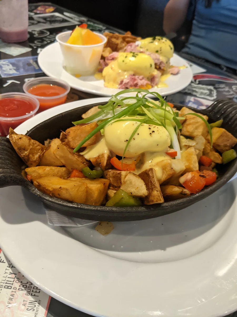 Hash and Eggs Benedict