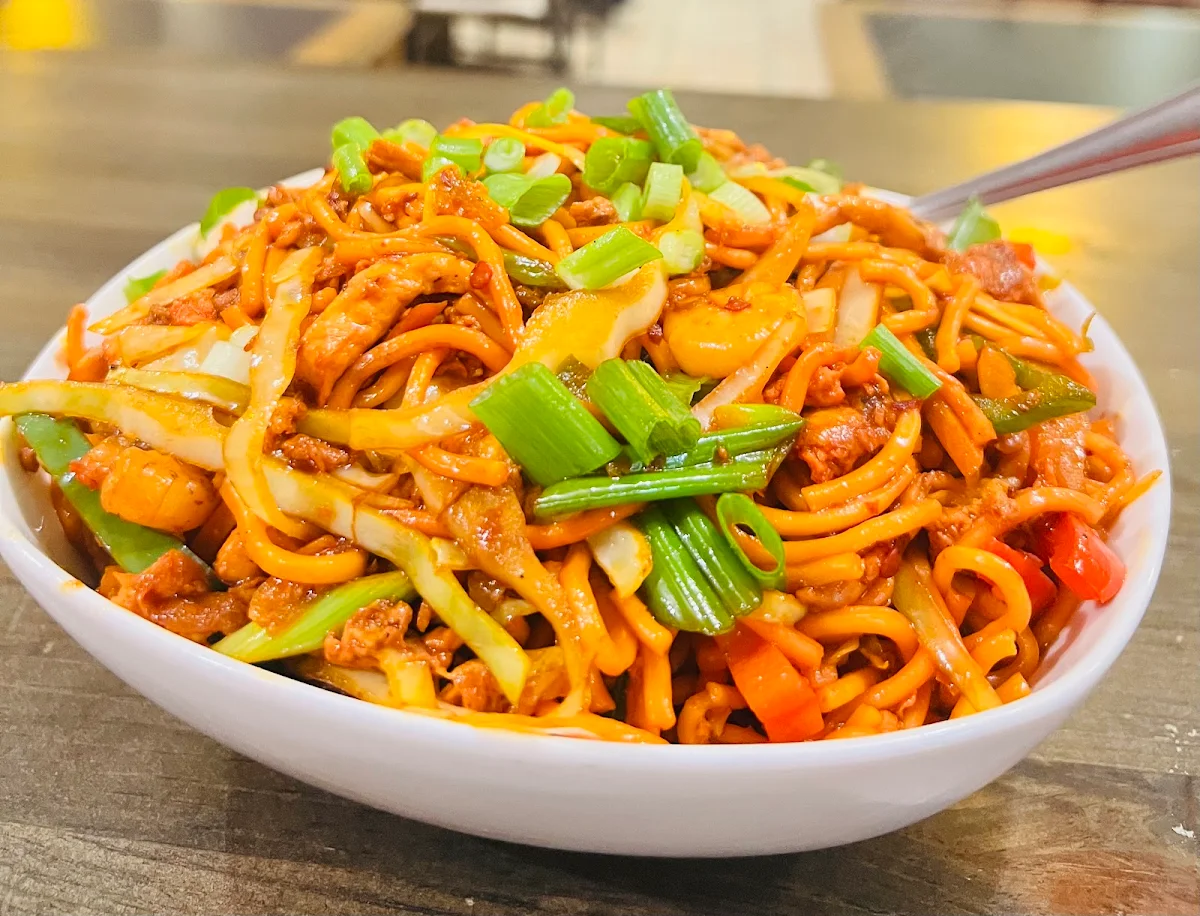 Szechuan Shrimp Hakka Noodle