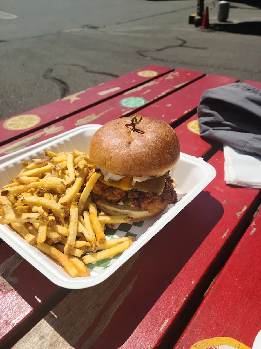 Buffalo Chicken Burger