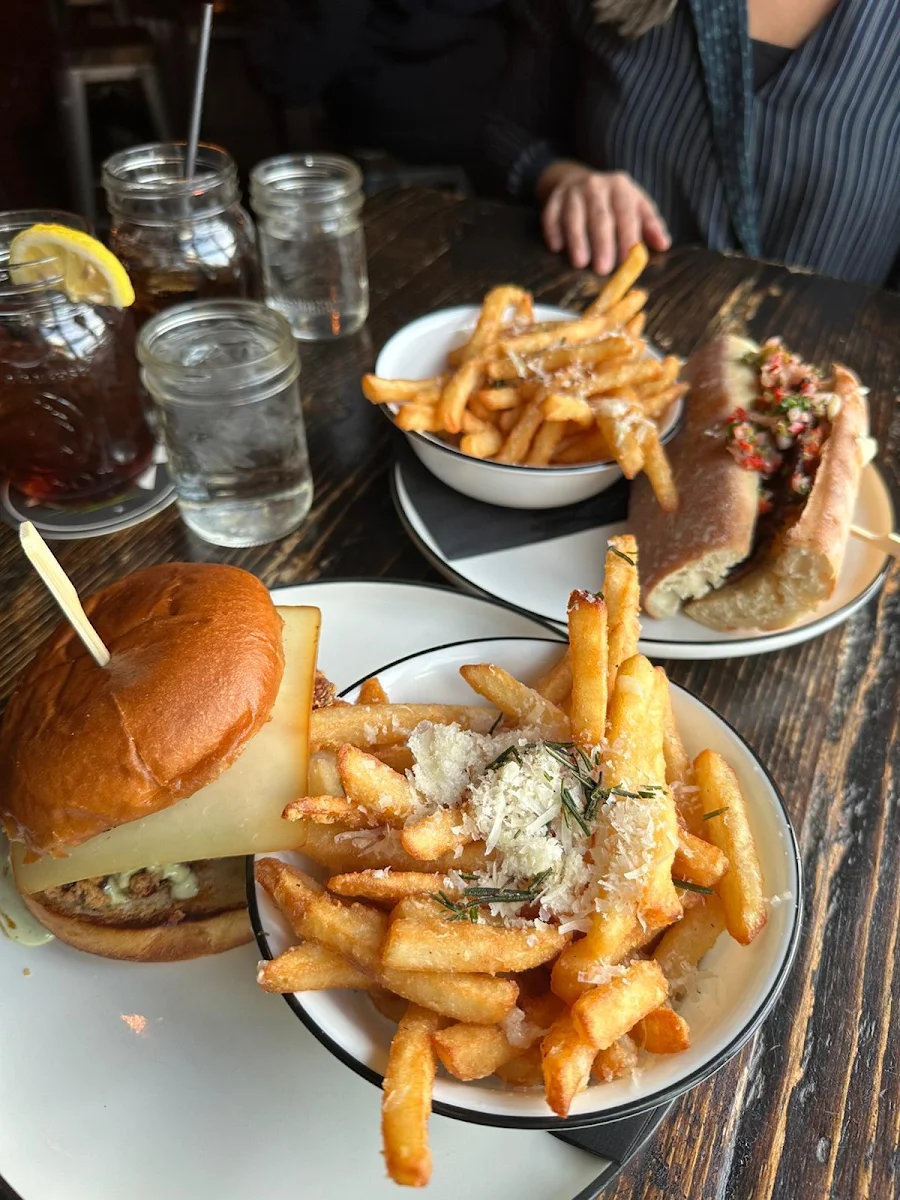 Fried Chicken Sandwich with Fries