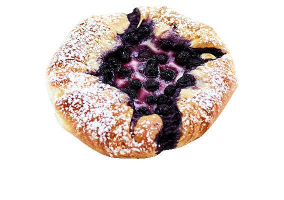 Wild Blueberry & Custard Danish