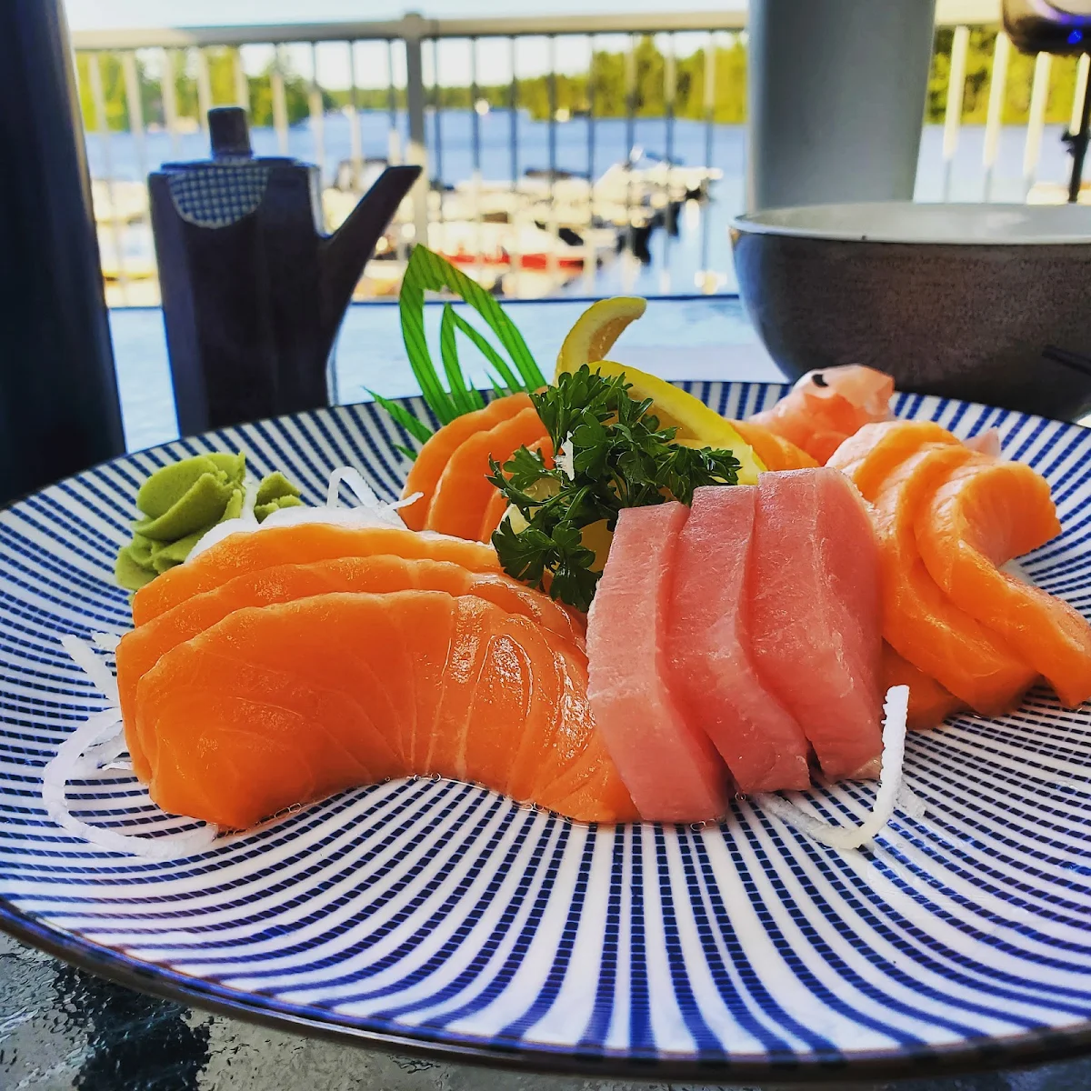 Salmon and Tuna Sashimi