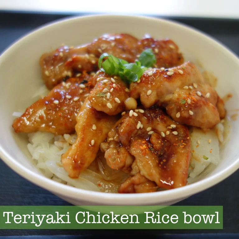 Teriyaki Chicken Rice Bowl