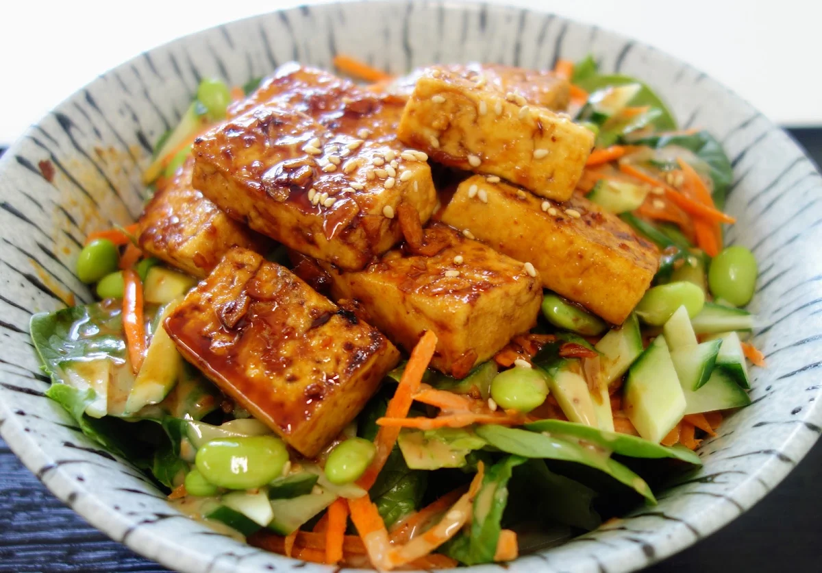 Teriyaki Tofu Salad