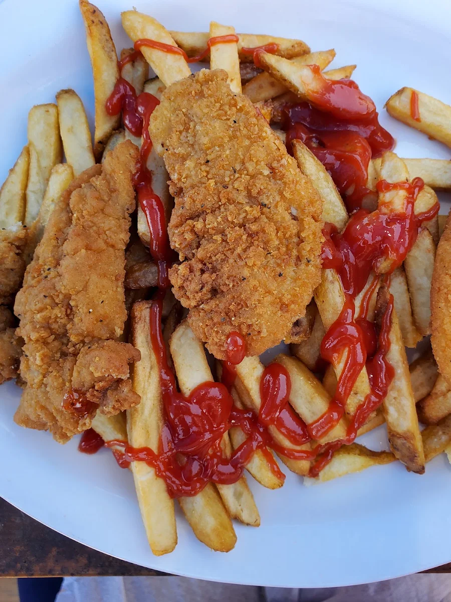 Chicken Fingers with Fries or Garden Salad