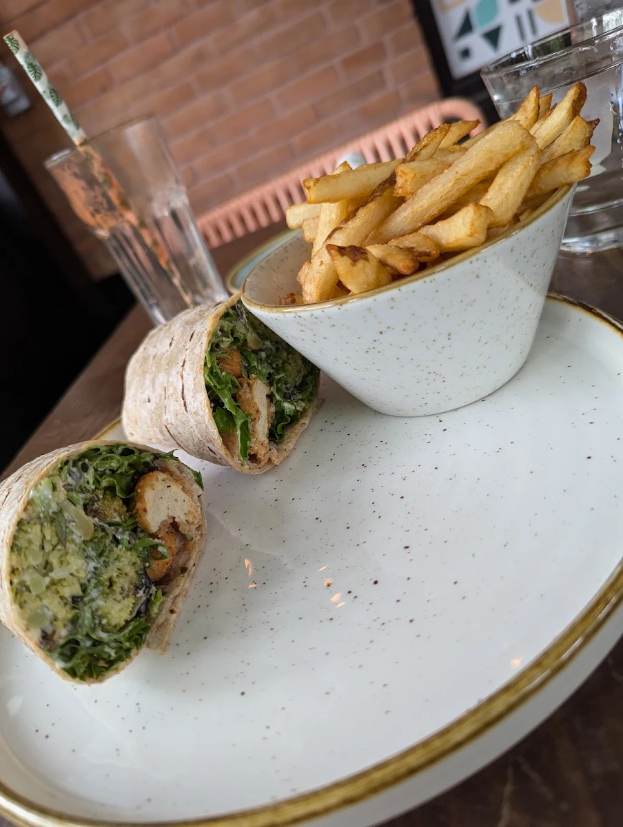 Broccoli Caesar Wrap