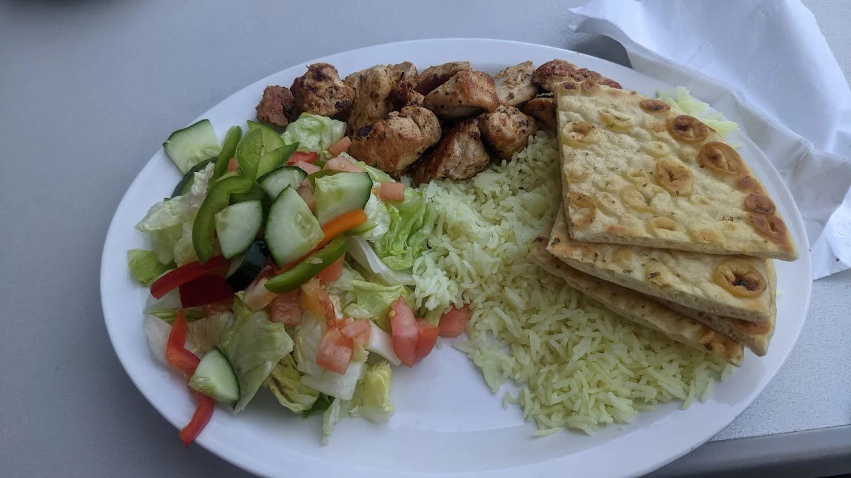 Chicken Souvlaki Platter