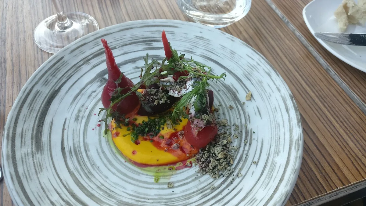 Roasted Beets and White Anchovy Entree