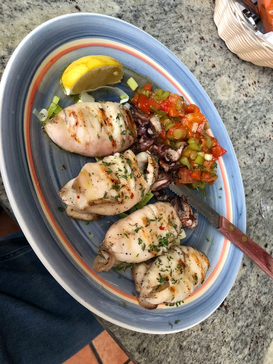 Calmars Grillés