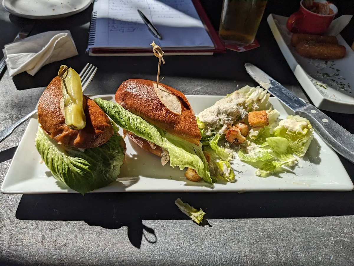 Seafood Dill Sub with Caesar Salad