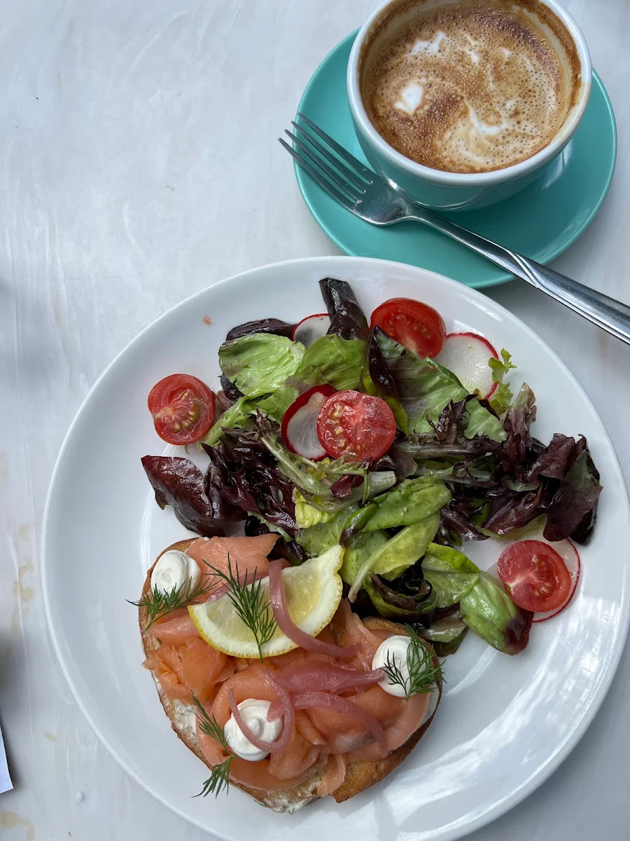 Lox Toast, 49th Parallel Café & Lucky's Doughnuts - Thurlow