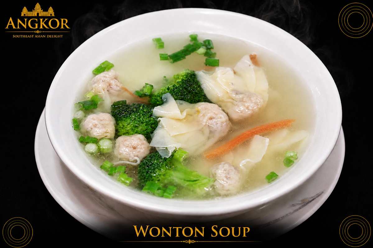 Wor Won-Ton Soup w Shrimp& Vege
