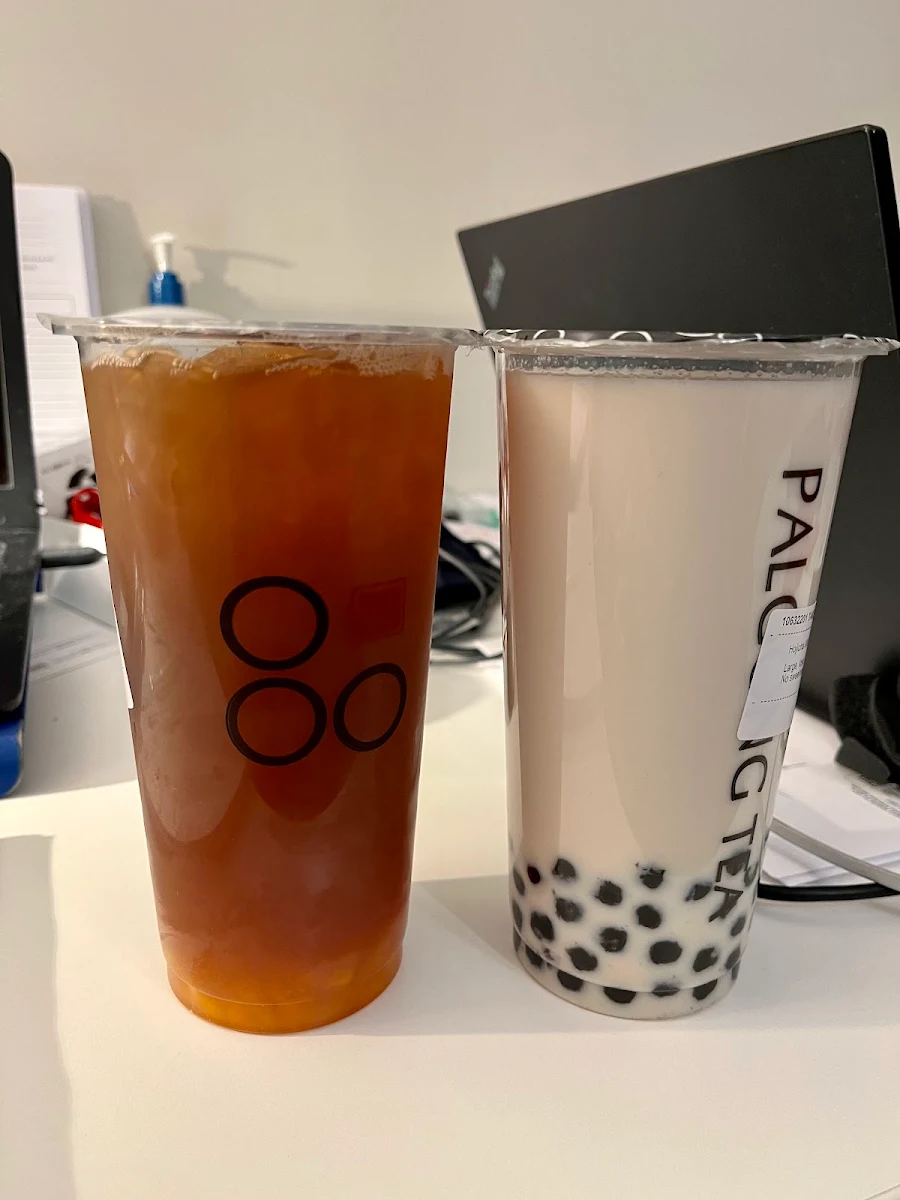 Honey Milk Tea and Grapefruit Green Tea