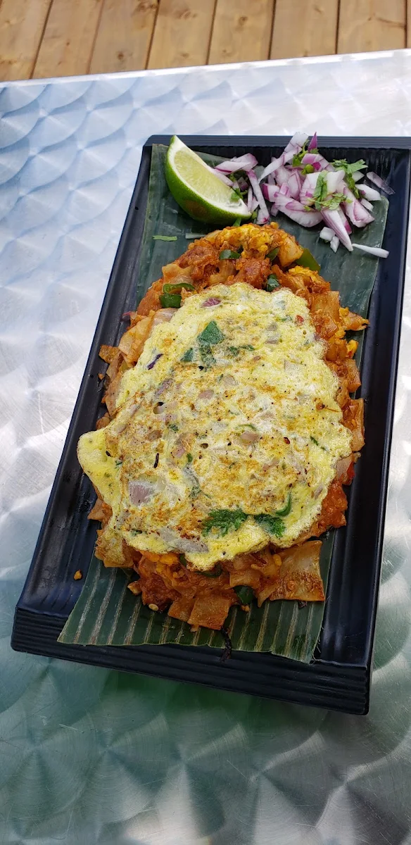Chilli Chicken Kothu