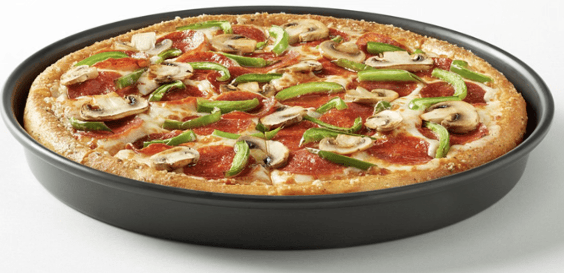 Large Pan Pizza, Gino's Pizza & Wing Machine