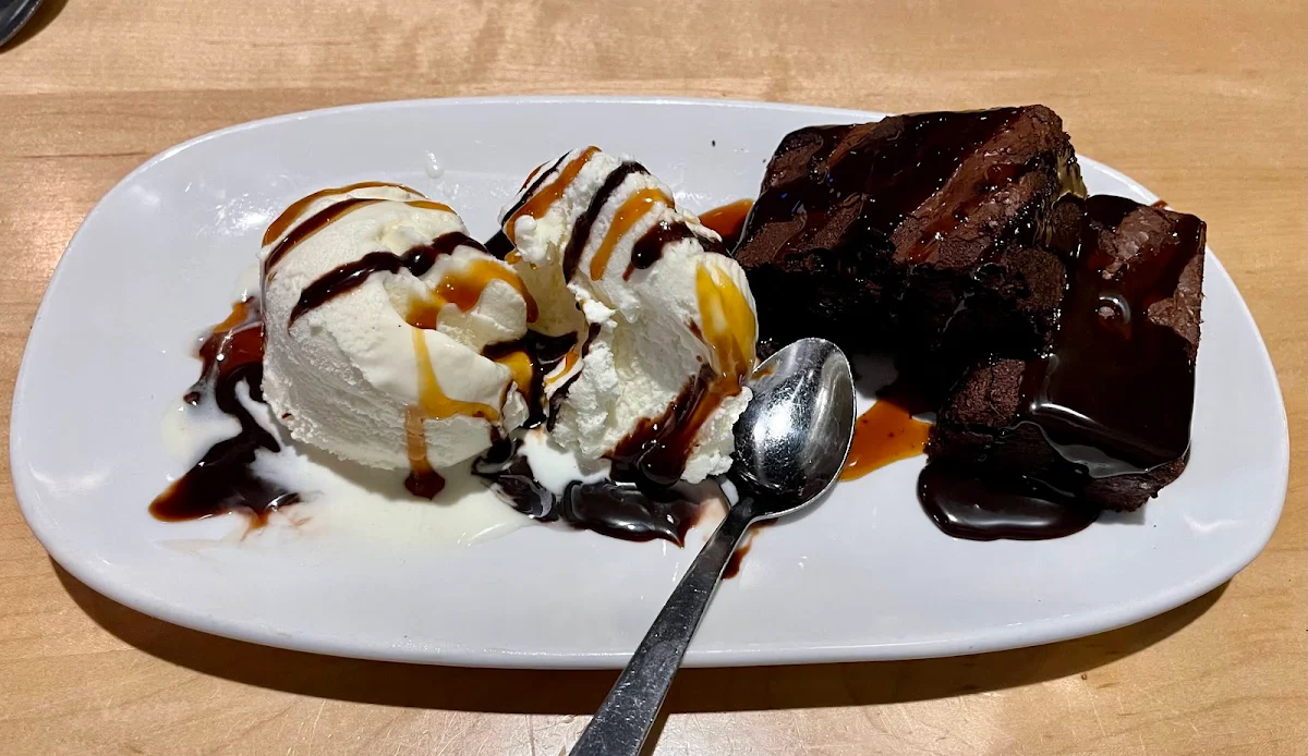 Chocolate Brownie with Ice Cream