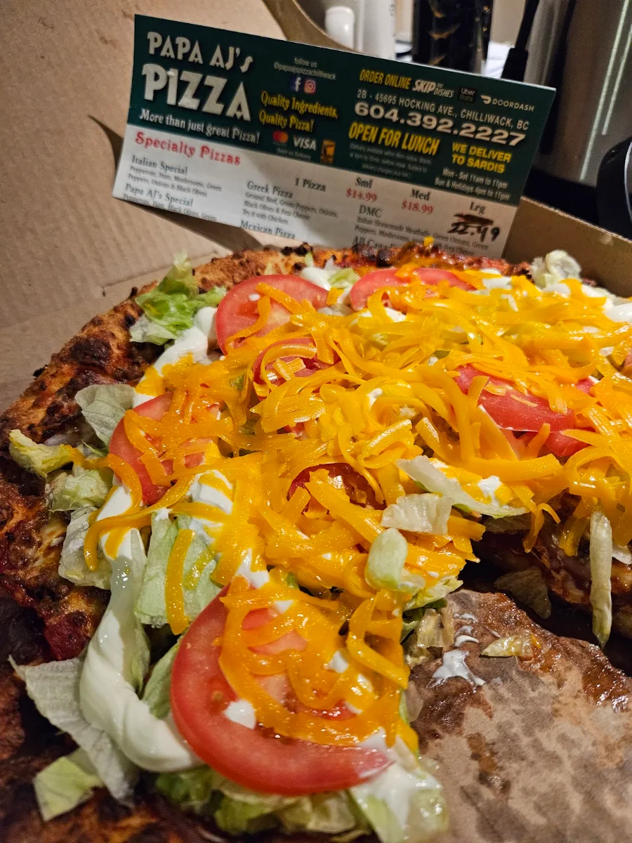 Special Talk Pizza