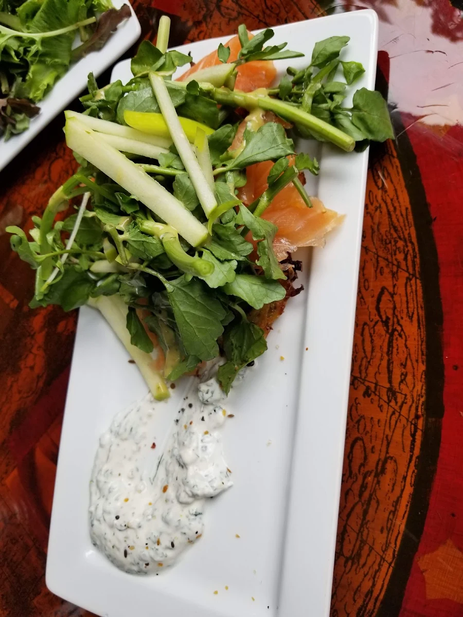 Smoked Salmon Latkes
