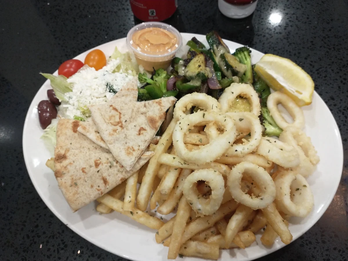 Chicken Souvlaki Plate