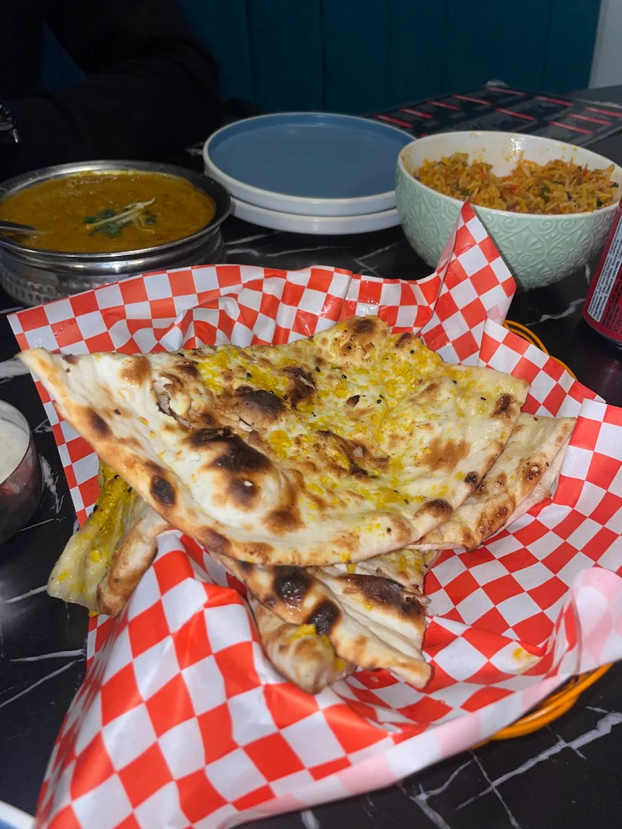 Chilli Garlic Naan Roti
