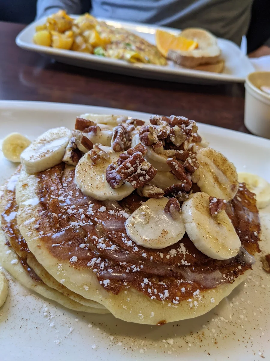 Pecan&Banana Pancakes