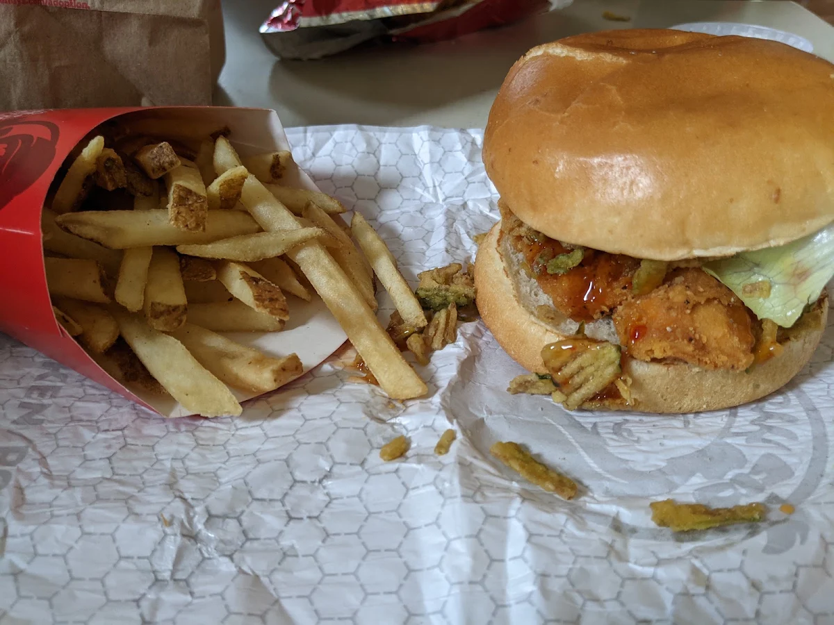 Spicy Thai Chicken Burger