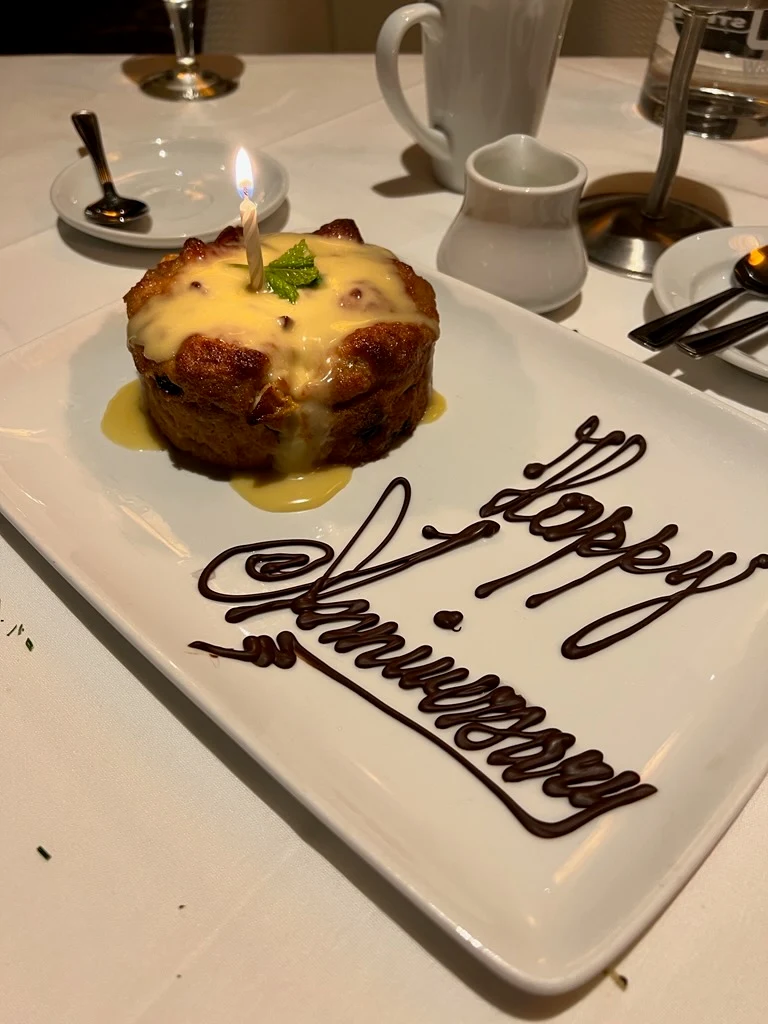 Bread Pudding, Ruth's Chris Steak House Edmonton