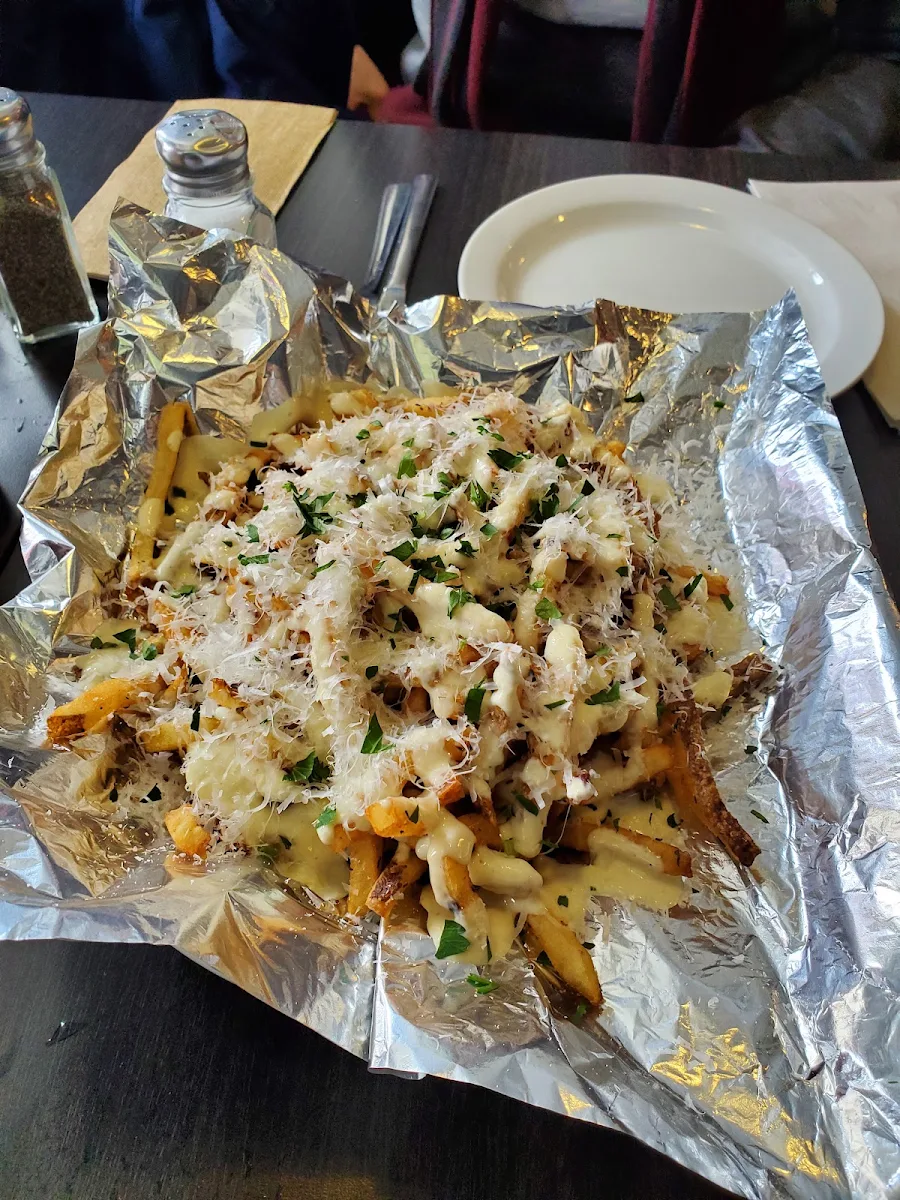 Fries with Truffle Oil and Parmesan