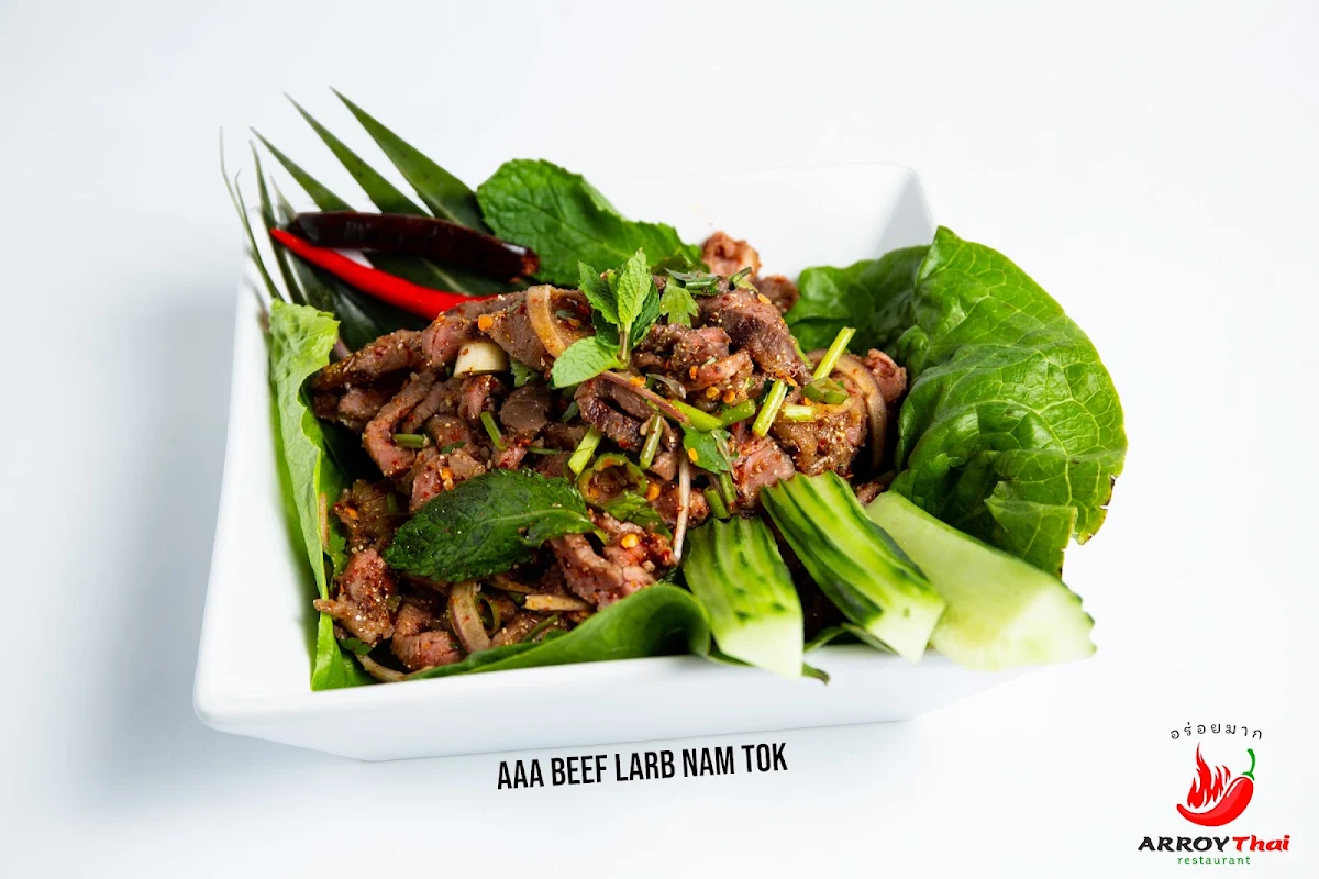 AAA Spicy Beef Salad Larb Nua Nam Tok