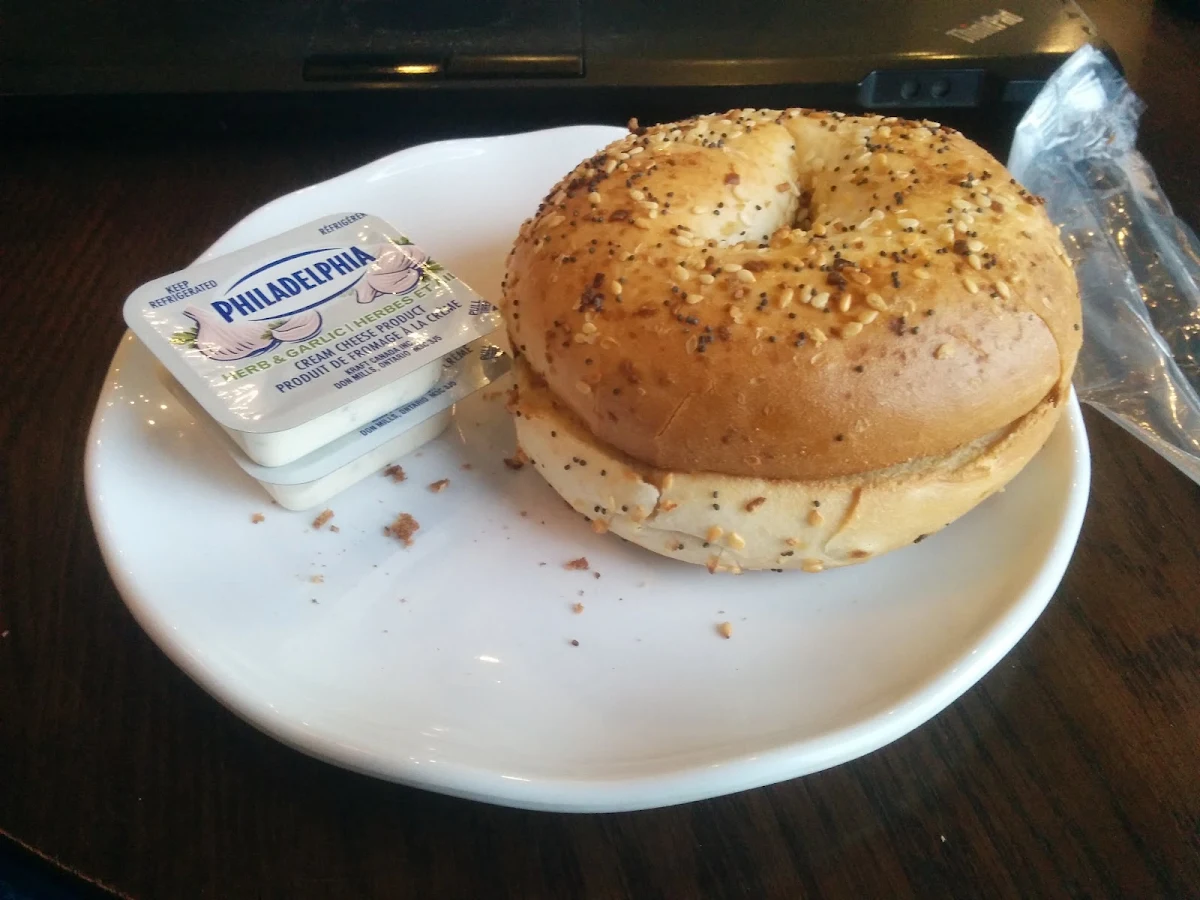 Everything Bagel with Cream Cheese