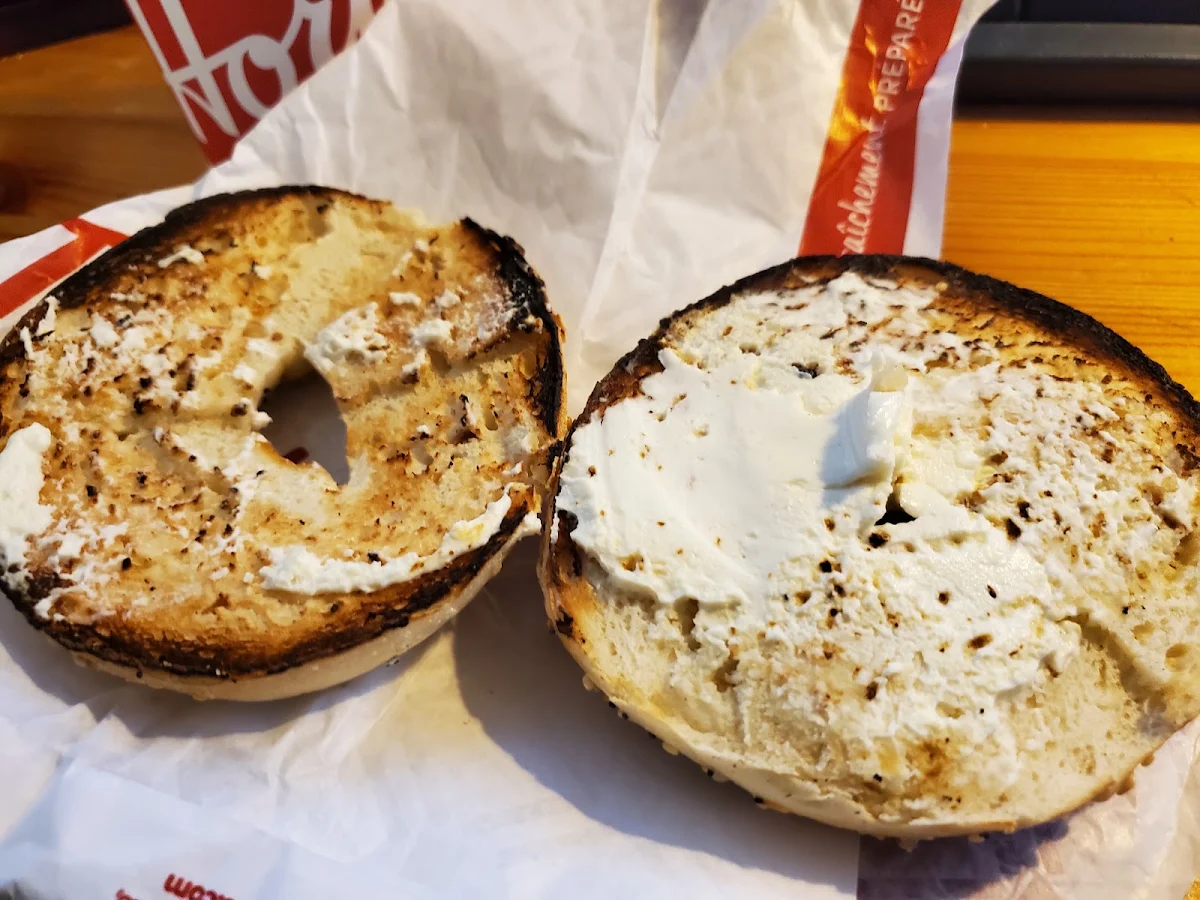 Everything Bagel with Cream Cheese