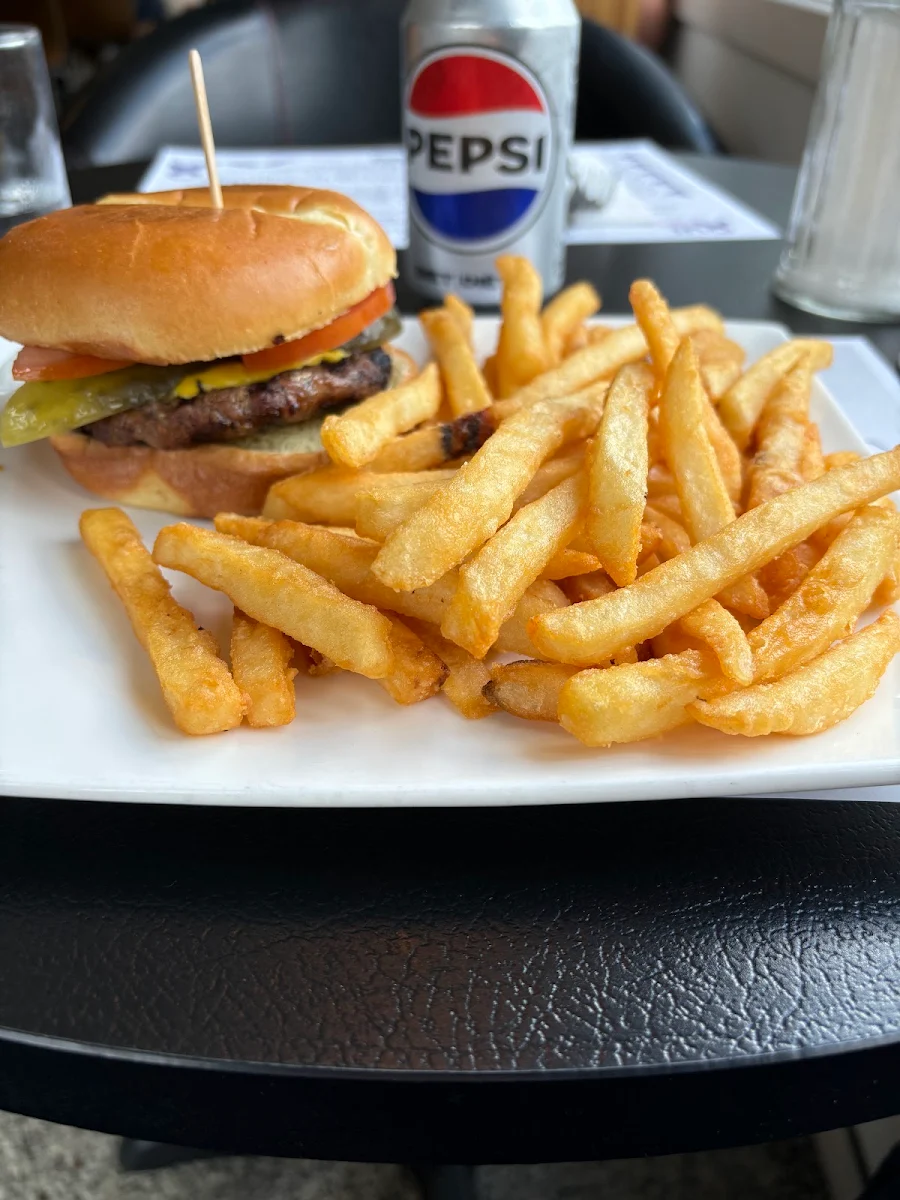 Hamburger with Fries