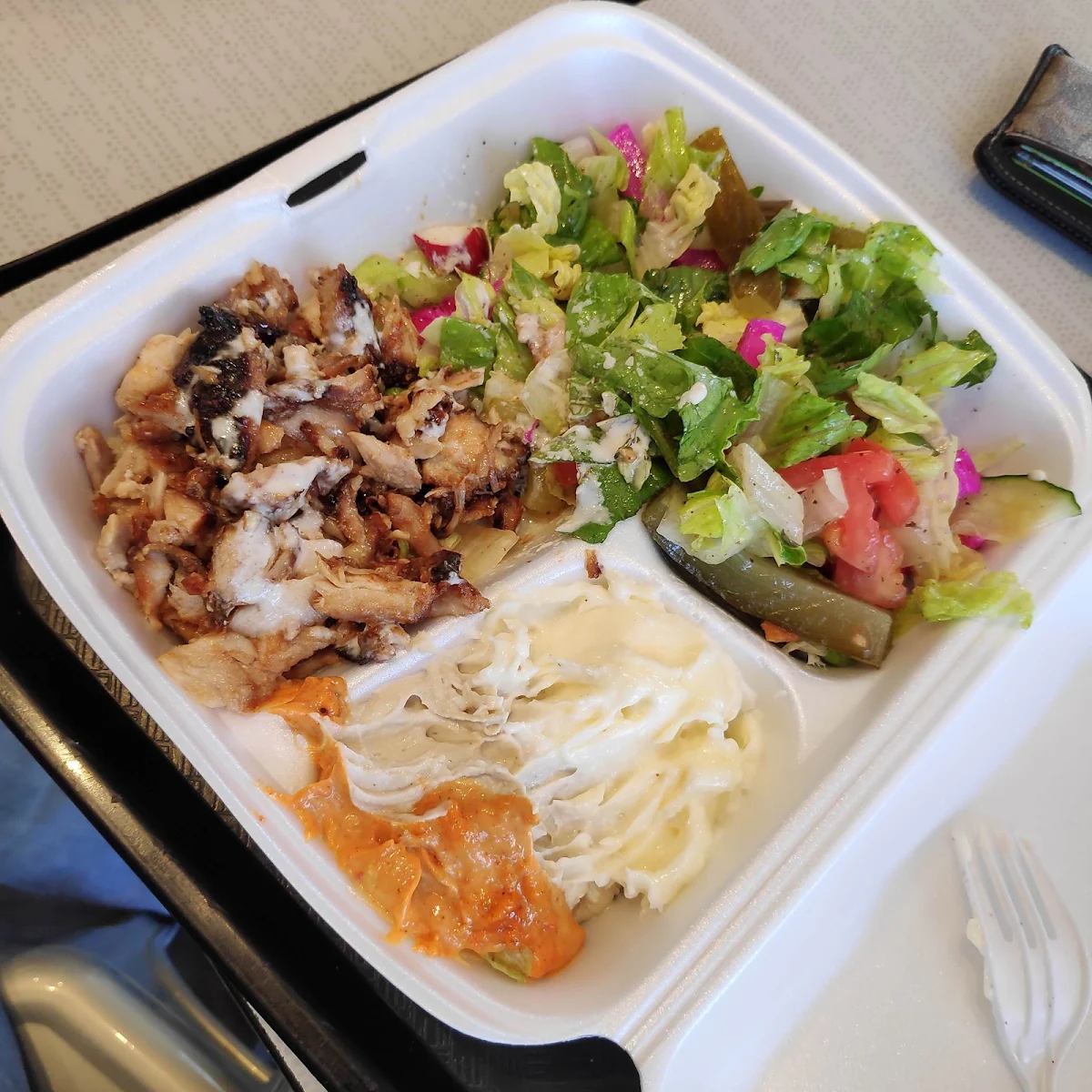 Keto Chicken Shawarma Plate to Go