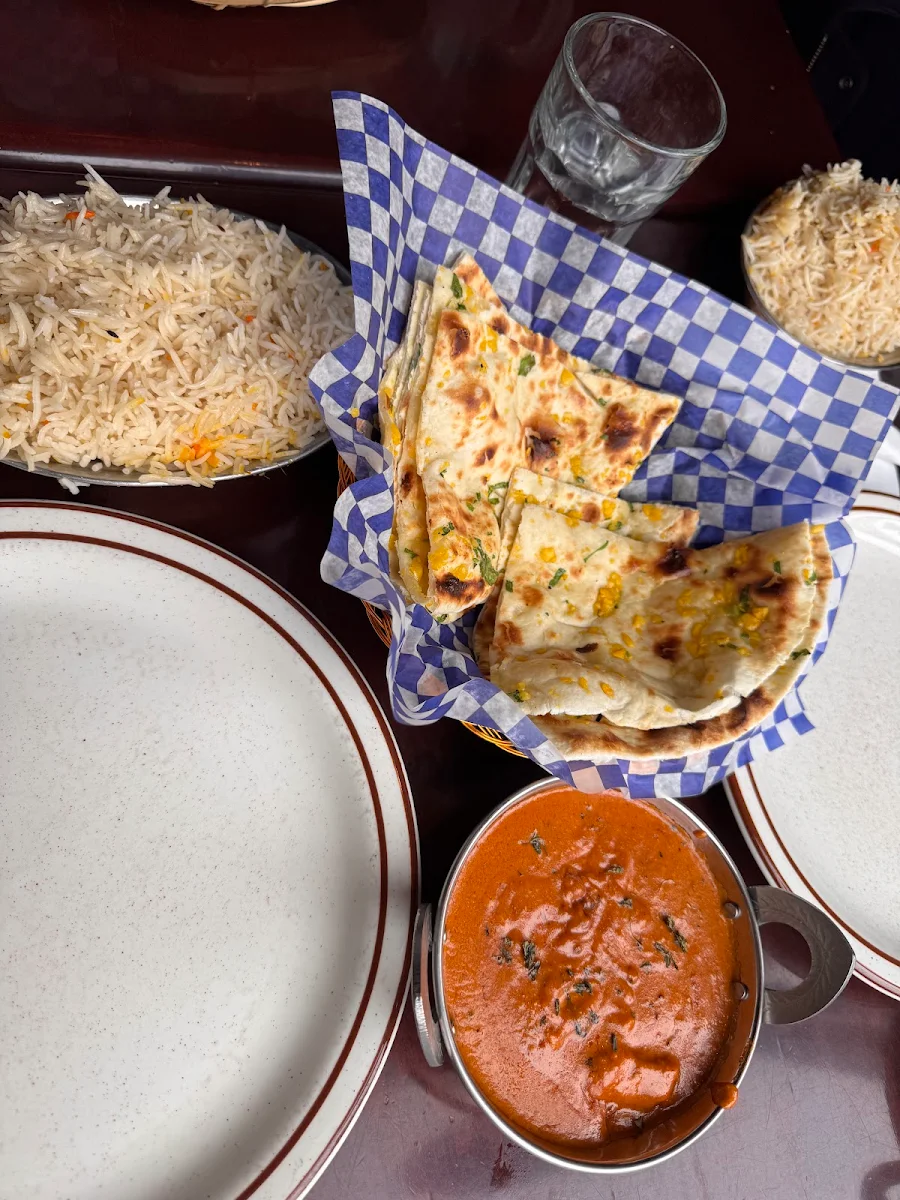 Paneer Butter Masala and Nan