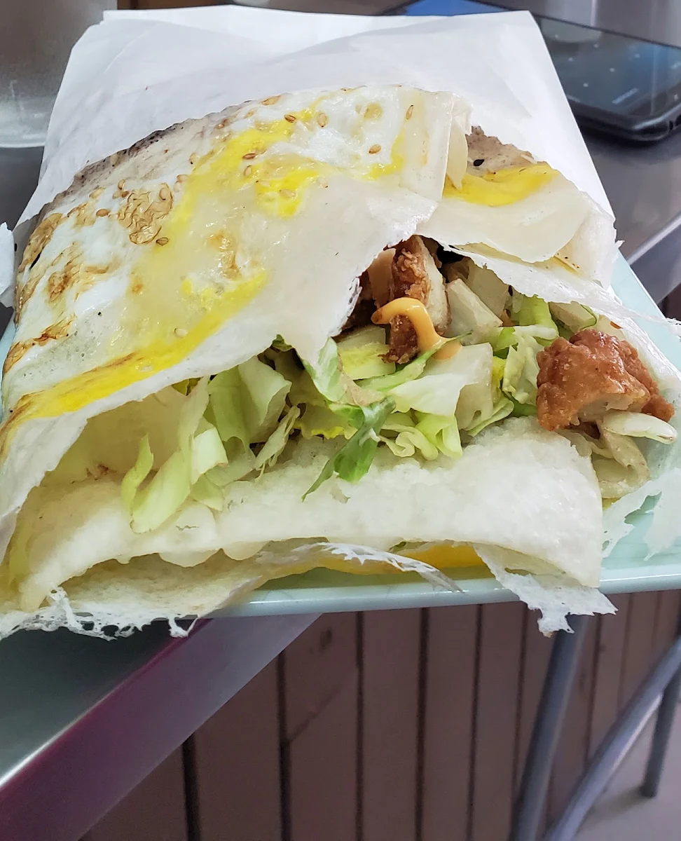 Beer Battered Fried Chicken Crepe Jian Bing Guo
