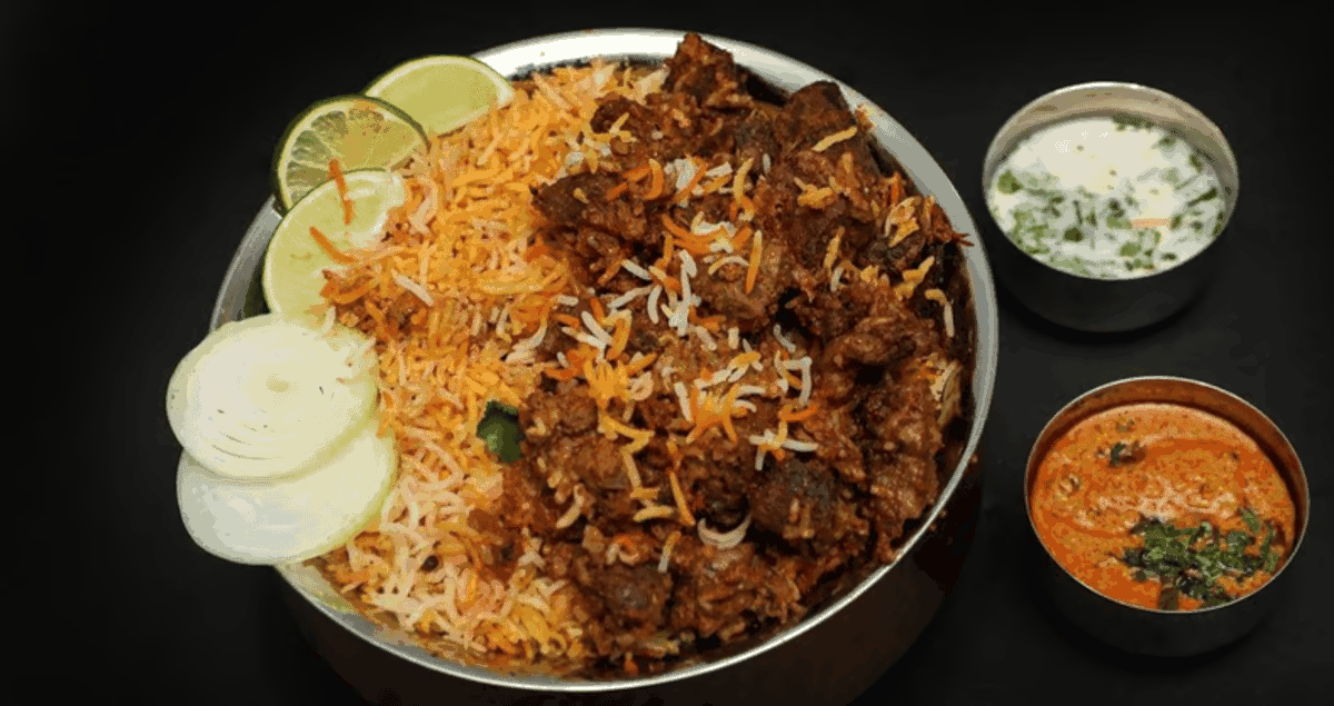 Mutton Ghee Roast Biryani