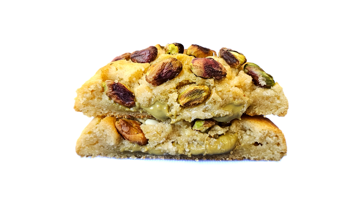 Biscuits Au Chocolat Blanc Et À la Pistache Pistachio White Chocolate Cookies