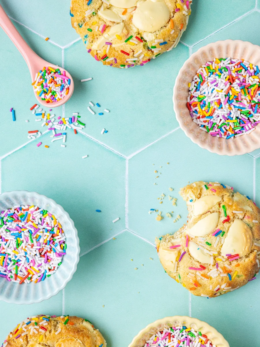 Biscuits Aux Confettis Birthday Cake Cookies