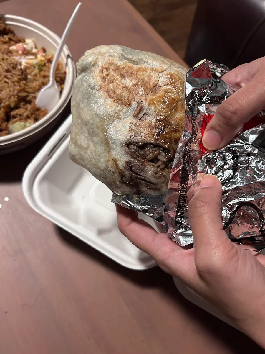 Vegan Beef Burrito
