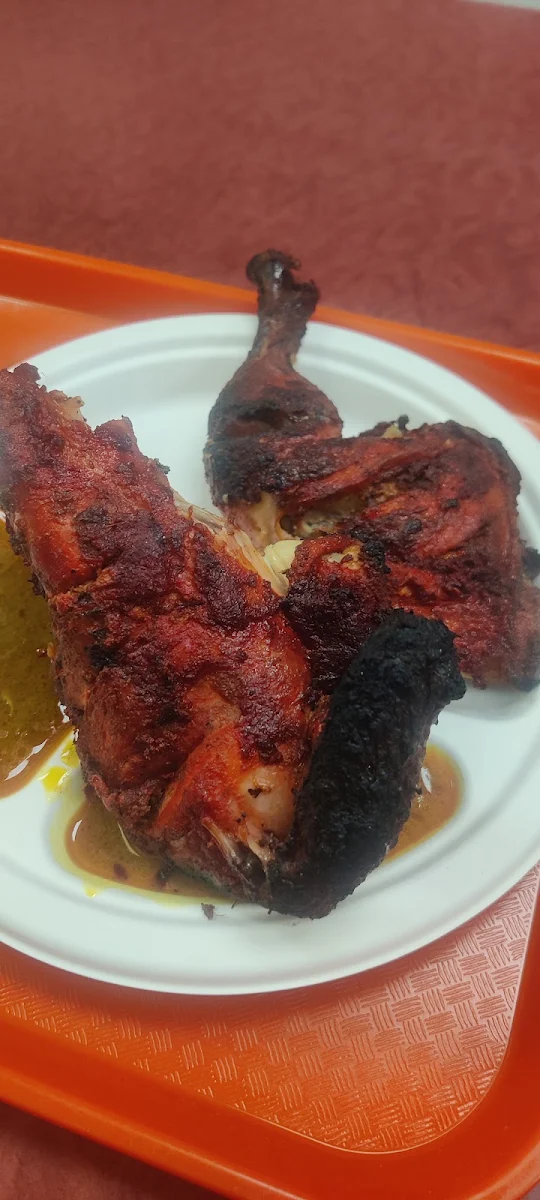 Tandoori Chicken Quarter Rice Sweet Lassi