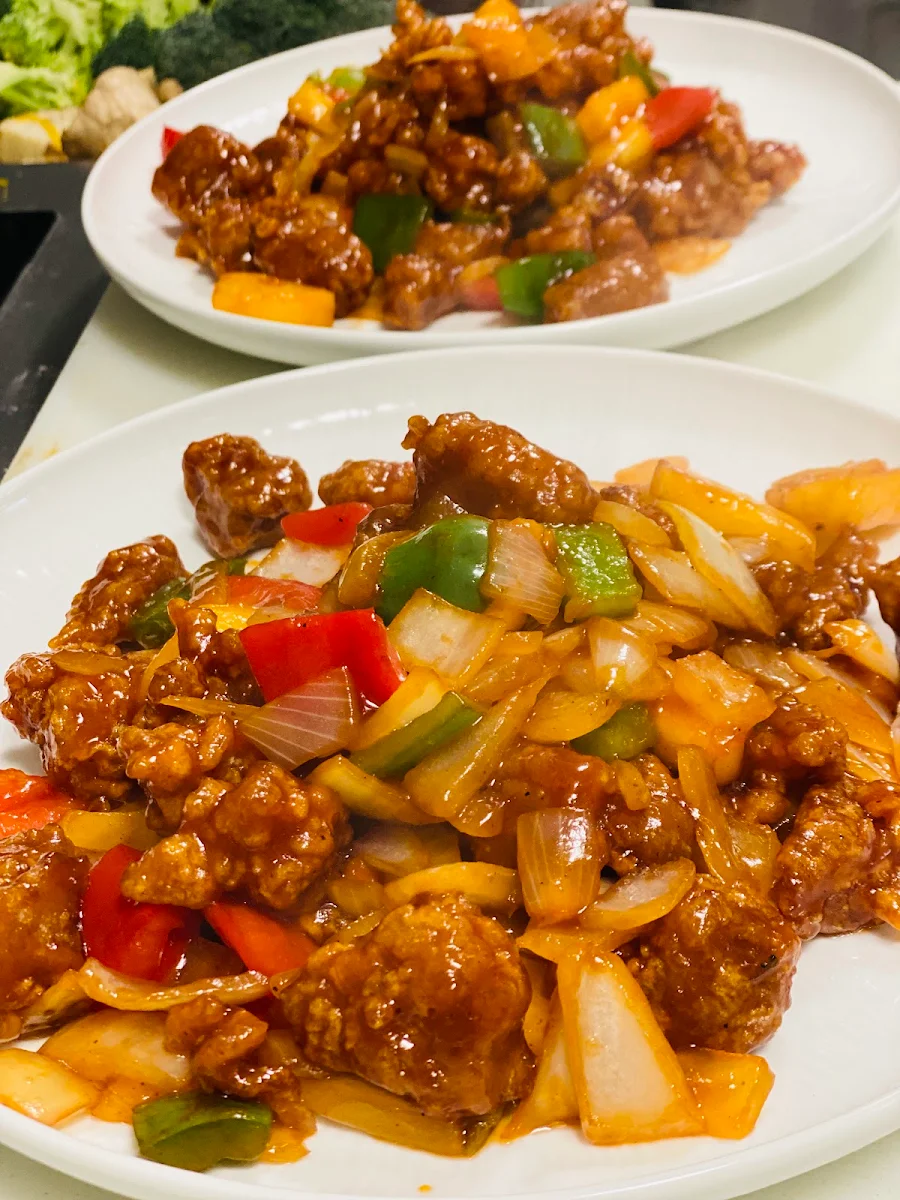 Pineapple Sweet & Sour Pork Rice