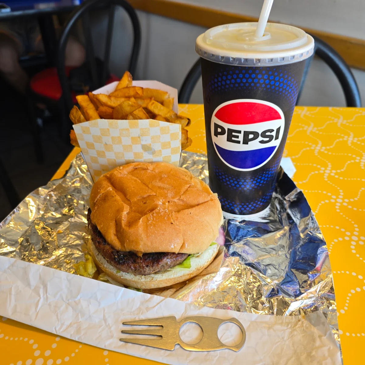 6oz Burger Combo