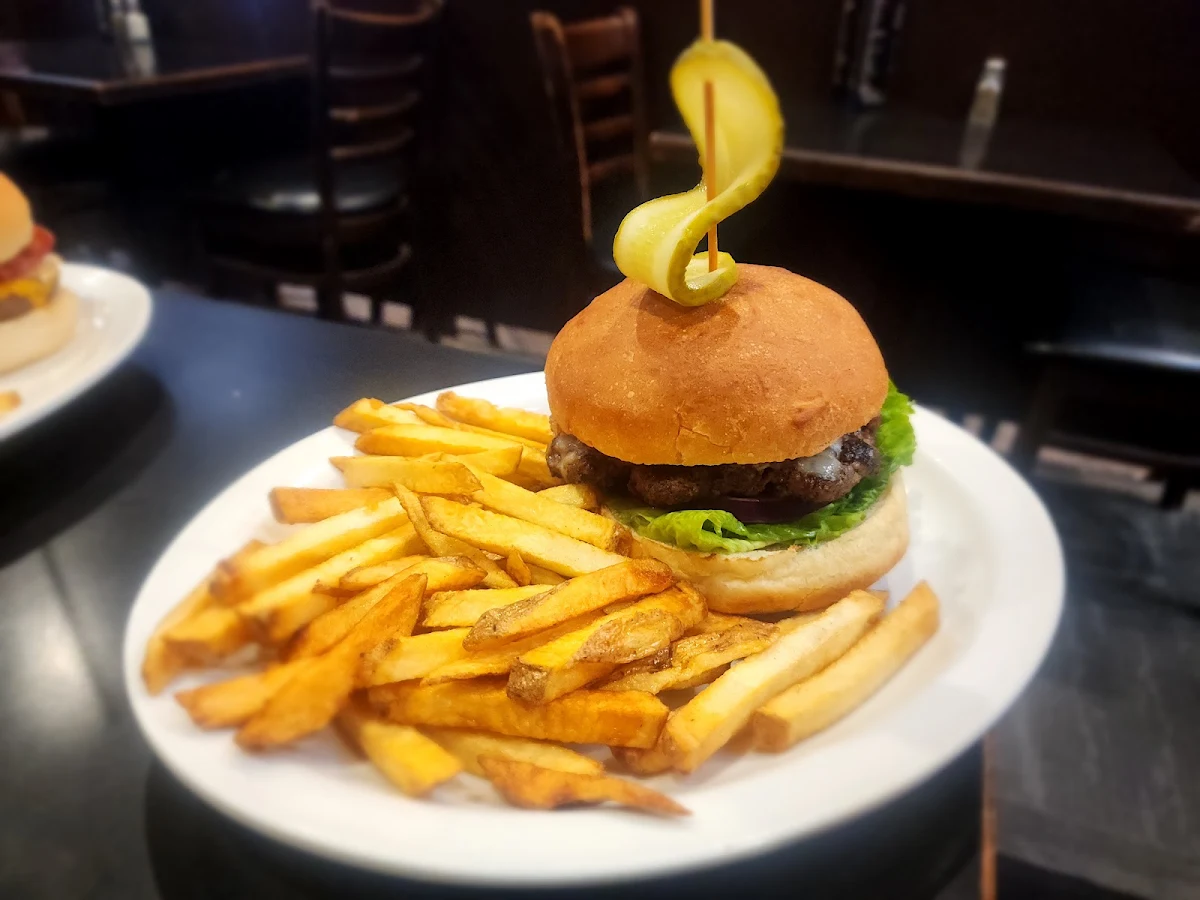 Back Bacon Swiss Burger