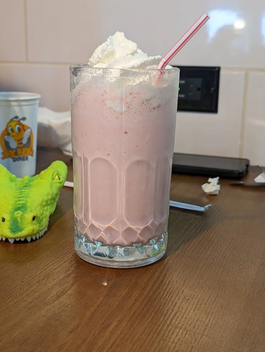 Oreo Raspberry Milk Shake