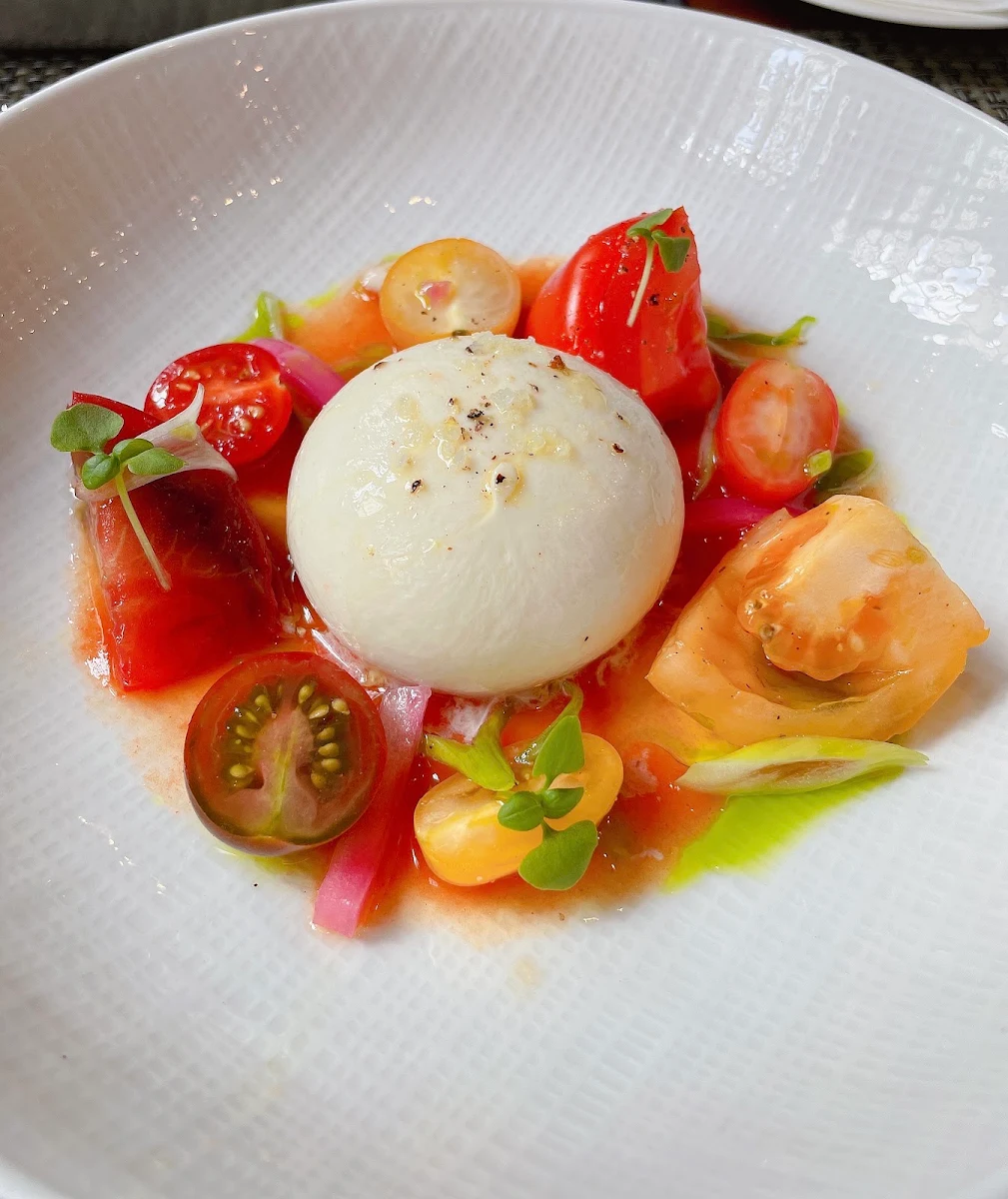 Lobster and Ricotta Ravioli Cherry Tomatoes Coulis